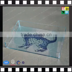2017 High Quality Clear Acrylic Serving Tray With Holder Tray Bulk Buy From China thumbnail-1
