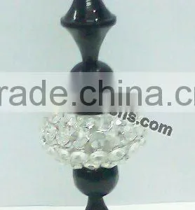 Votive Round Crystal Beaded Votive Candle Stand thumbnail-1