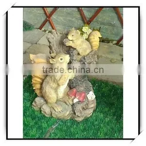 Two Squirrels Animal Decoration Mushroom thumbnail-1