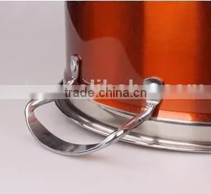 Colorful Stainless Steel Induction Bottom Soup Pot Cooking Pot Set thumbnail-4