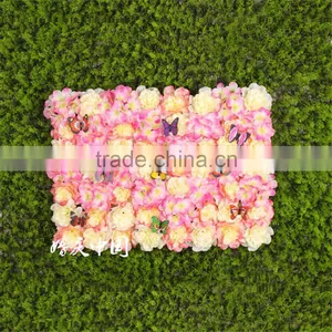 SJ0060039 2017 Hot Sale Artificial Fabric Weeding Flower Wall Indoor thumbnail-2