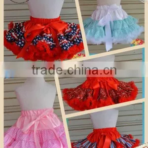 Accordion Pleated Skirt Girls Puffy Dresses for Kids Baby Boutique thumbnail-1