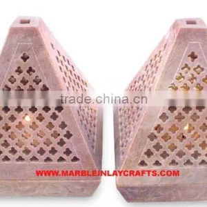 Candle Stand & Crafts Soapstone Votive Holder , Candle Holders thumbnail-1