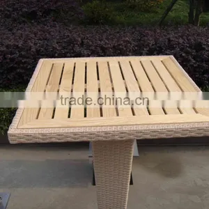 Great Nice Outdoor Rattan Bar Furniture Bar Stools With Padded thumbnail-5