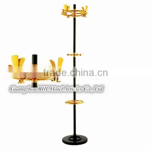 Guangzhou BHL Hotel Articles Metal Clothing Tree Metal Clothes Rack Clothes Hanging Rack J8 thumbnail-1
