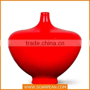 Unique Home Decorative Fiberglass Big Flower Vase thumbnail-5