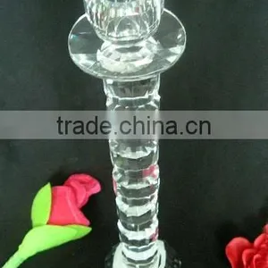 Crystal Cut Glass Candle Holder thumbnail-5