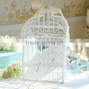 China Bird Cage Wedding Card Favor Invitation Card Box thumbnail-1