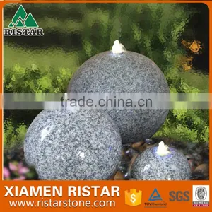 Outdoor Natural Granite Stone Fountain With Three Balls thumbnail-1
