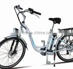 26" City Electric Bike City Star Bike Electric City Bike for Lady thumbnail-3