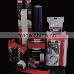 Plastic Film Protection and Dust Barrier Zipper Door thumbnail-1