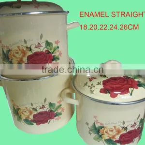 High Quality Enamel Cooking Pot Casserole Cookware thumbnail-5