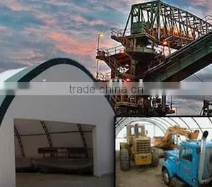 Fabric Salt and Hay Storage Building , Outdoor Fabricated Warehouse Tent, Equipments Storage Tent , Portable Shelters thumbnail-3