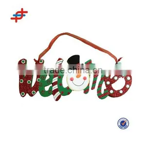 Christmas Decoration Hanging Wooden Board, Movable X'mas Decoration thumbnail-1