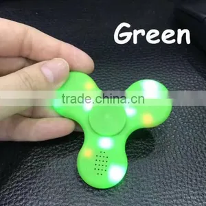 2017 Hot Tri Fidget LED Hand Spinner With Wireless Bluetooth Speaker Stress Reducer thumbnail-6