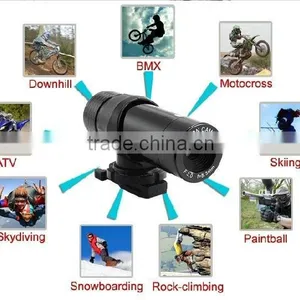 2016 New Waterproof Extreme Action Sport Camera AT19 Camera Action Sport Helmet DVR Video DV Outdoor Helmet Bicycle Camcorder thumbnail-1