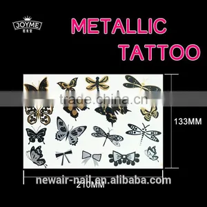 NEWAIR Butterfly Temporary Metallic Flash Temporary Tattoo thumbnail-1