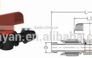 TY High Quality PP Compression Fittings IRRIGATION VALVE Eco-friendly Cheap Price Full Size Factory Price List Discount thumbnail-1