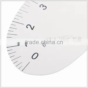 Kearing Silver Grey Broadsword Shape French Curve Ruler 6224A for Lapel / Elbow #6224A thumbnail-6