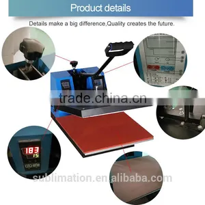 2017 Hot Sale Guangzhou Manufacturer Wholesale Cheap Price Dual Hear Press Machine thumbnail-4