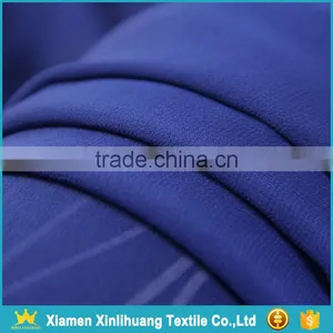 Hot Sale 75Dx75D Royal Blue Color Beaded Chiffon Fabric for Lady Dress thumbnail-2