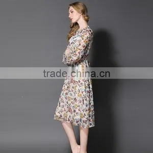 Maxnegio Girls Floral Long One Price Chiffon Summer Maxi Dresses thumbnail-4
