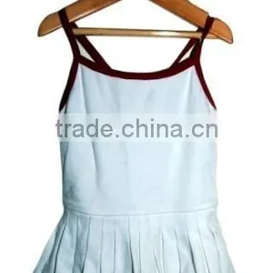 Organic Cotton Girl's Sleeveless Tennis Dress thumbnail-1