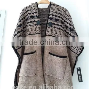 Knit Factory Elegant China OEM Cashmere Sweater for Old Women thumbnail-1