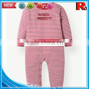 China Stripe Long Sleeve Cotton Wholesale Used Baby Clothes Organic Baby Products thumbnail-3