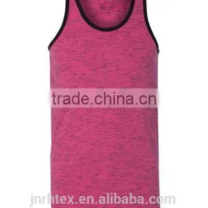 95% Cotton 5% Spandex Mens Gym Injected Slub Tank Top thumbnail-2