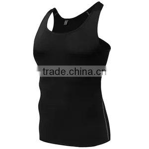 Comfortable 140gsm 100% Cotton Mens Sport Tank Top thumbnail-3