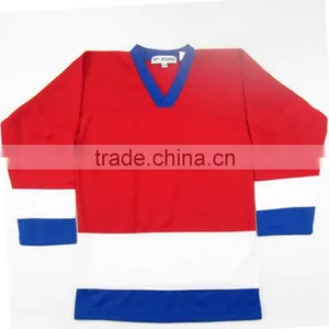 Wholesale Custom Men Women Blank Designer Ice Hockey Jerseys thumbnail-4