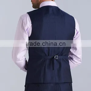 Bospoke Slim Fit Blue Latest Design Coat Pant Men Suit thumbnail-5