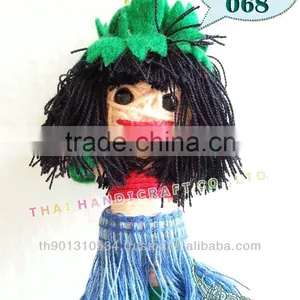 Handmade Keychains Keyrings Voodoo Doll String Accessories Bag Gifts thumbnail-1