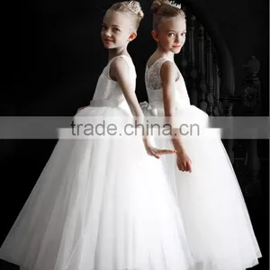 New Design Girl Formal Dress White Wedding Dress For Performance Pretty Children Wear GD90427-4 thumbnail-3