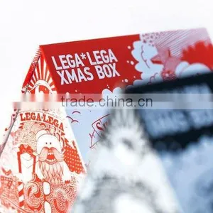 Vogue Triangle Cardboard Xmas Gift Box thumbnail-1