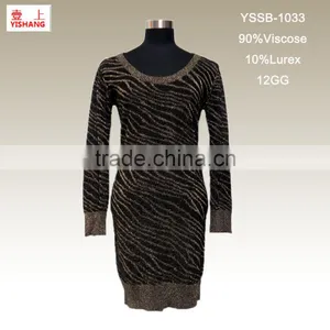 Basic Sweater 90%Viscose 10%Lurex Hot Sale Sweater thumbnail-1