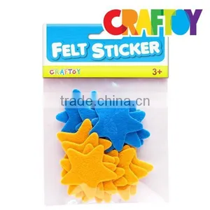 OEM Girl Craft Boy Toy Colorful Felt Sticker Benefit Price thumbnail-1