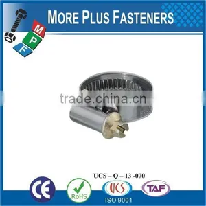 Made in Taiwan Stainless Steel Strong Stainless Steel Hose Clamps Flexible Hose Clamp European Style thumbnail-1