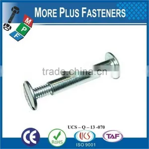 Made in Taiwan Aluminum Slotted Brass Smooth Truss Barrel Head Steel Phillips Flat Head Stainless Steel Mating Screw thumbnail-5