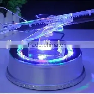 Noble Customized Made Crystal Aircraft Model for Led Base With Logo and Text Engraved Free thumbnail-3