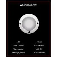 Half Spherical Emmiting LED Cabinet Light With On/off Swich thumbnail-1
