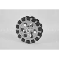 152.4mm Aluminum Double Omni Wheel QL-15 thumbnail-2
