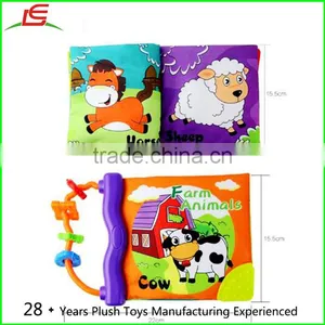 0-12 Month Baby Rattles Teether Toys Soft Plush Waterproof Baby Bath Book thumbnail-4