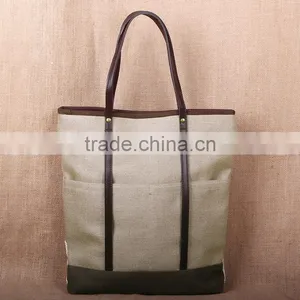 New Fashion Vintage Lace Bag for Women Monogrammed Canvas Bag thumbnail-3