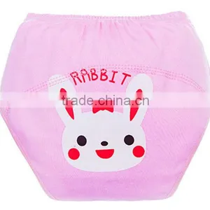 Cute Little Bear Pattern Printed 100 Cotton Reusable Baby Cloth Diaper thumbnail-4