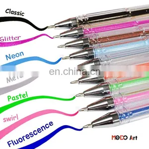 2017 Customized Wholesale Glitter Gel Pen Set Cheap Gel Pens Set thumbnail-3