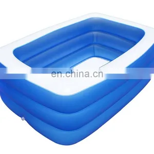 SUNWAY High Quality PVC Above Ground Removeable Square Adult Kids Inflatable Swimming Pool Durable Pvc Inflatable Swimming Pool thumbnail-1