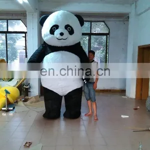 HI CE Customized Adult Cartoon Character Mascot Inflatable Panda Costume thumbnail-1