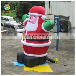 5mH Hot Igiant Inflatable Santa/Inflatable Christmas/high Air Santa Claus thumbnail-1